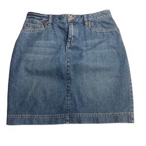 HANNAH Women’s Denim Jean Pencil Skirt Size 6 Blue